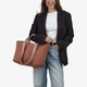 Сумка женская замшевая шоппер большая Regina Notte Shopper 3791 Пудра - изображение 2