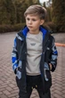 Куртка демисезонная трансформер для мальчика 10-15 лет KSDK , Черный, 140 - изображение 3