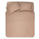 Пододеяльник ARDESTO Mix&Match, 200х220см, 100% хлопок, сатин, бежевый - изображение 5