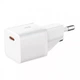 Мережевий зарядний пристрій 1x Type-C з швидкою зарядкою GaN5S Fast Charger 20W блок живлення білий, Baseus (P10162503213-00) - зображення 5