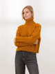 Свитер вязаный оверсайз женский Pierre Cardin G022SZ0TK-000-1520196(hardal) M Горчичный - изображение 4