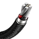 Кабель USB Type-C > USB Baseus Cafule Metal Data Cable 66W 1.0m (CAKF000101) Black - изображение 5