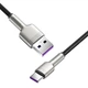 Кабель USB Type-C > USB Baseus Cafule Metal Data Cable 66W 1.0m (CAKF000101) Black - изображение 8