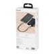Кабель USB Type-C > USB Baseus Cafule Metal Data Cable 66W 0.25m (CAKF000001) Black - изображение 4