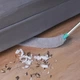 Гибкая тонкая швабра для сухой и влажной уборки пола, мебели, поверхностей с телескопической ручкой, Серый - изображение 4