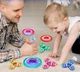 Спиннер светящийся, 3 лопасти, вращающаяся игрушка антистресс, Красный - изображение 8