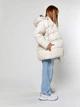 Детская зимняя длинная куртка для девочки X-Woyz DT-8368-3 134 см Молоко (2000002510253) - изображение 2