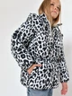 Подростковая зимняя длинная куртка для девочки X-Woyz DT-8368-10 152 см Леопард (2000002510413) - изображение 8
