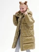 Подростковое зимнее пальто для девочки X-Woyz DT-8365-13 158 см Бронза (2000002497288) - изображение 4