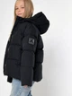 Подростковая зимняя куртка для девочки X-Woyz DT-8367-8 152 см Черная (2000002509769) - изображение 5
