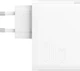 Мережевий зарядний пристрій Type-C+USB з швидкою зарядкою + кабель Type-C-to-Type-C, 1м. GaN5 Pro 100W білий, Baseus (CCGP090202) - зображення 2