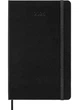 Горизонтальний щотижневик Moleskine на 2025 рік середній 13 х 21 см чорний - изображение 2