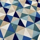 Скатерть тефлоновая Delight Клеточка голубая 130х170 см (Blue_cell_130x170) - изображение 2