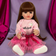 Лялька Реборн 55 см Злата силіконова NPK DOLL - зображення 6