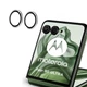 Захисне скло з рамкою CD Pattern на задню камеру для Motorola Razr 50 Ultra / Razr+ 2024 silver - зображення 1