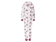 Пижама кигуруми флисовая для женщины Esmara LIDL 424526 L Белый - изображение 3