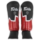 Защита голени и стопы Муай Тай, ММА, Кикбоксинг кожаный FAIRTEX BO-9486 (BO-9486_Черно-красный_M) - изображение 2