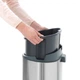 Бак для сміття Touch Bin Brabantia, 40 л, сріблясто-сірий (114809) - зображення 4