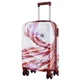 Чемодан маленький под ручную кладь Semi Line 20" (S) Polycarbonate/ABS-Plastic White/Red Print (T5654-1) - изображение 1