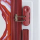 Чемодан маленький под ручную кладь Semi Line 20" (S) Polycarbonate/ABS-Plastic White/Red Print (T5654-1) - изображение 6