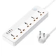Подовжувач мережевий переноска 1.5 метра Remax RP-U160 на 5 розеток |30W, 3USB+1Type- C| Білий - зображення 1