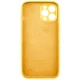 Захисний чохол-накладка Silicone Full Case AA Camera Protect для Apple iPhone 11 Pro Max Sunny Yellow (FullAAi11PM-56) - зображення 2