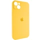 Защитный чехол-накладка Silicone Full Case AA Camera Protect для Apple iPhone 15 Sunny Yellow (FullAAi15-56) - изображение 2