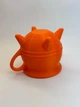 Підставка - котелок для банок – оригінальний 3D-друкований тримач помаранчевий (PrintWiz Studio) - зображення 4