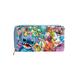 Кошелек бумажник на молнии детский Стич 19 *10 см Stich Синий Disney м/ф “Лило и Стич” 4 отделения (ММ) 33565 - изображение 1