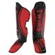 Защита голени и стопы для единоборств защита для ног Twins Special 9485 размер S Black-Red - изображение 1