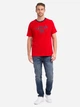 Футболка хлопковая длинная мужская U.S. Polo Assn 341788708 2XL Красная (1159815904) - изображение 3