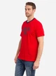 Футболка хлопковая длинная мужская U.S. Polo Assn 341788708 2XL Красная (1159815904) - изображение 4