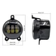 LED фары противотуманные 90 мм Lada Priora 2007-2018 Газель Шевроле Нива 30W (2 штуки) четкая СТГ - изображение 2