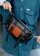 Мужская сумка бананка Sambag Dynamicdart черно-оранжевая 38 × 21 × 7 см (80411129m) - изображение 7
