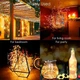 Гирлянда светодиодная нить "Роса", на солнечной батарее 100 led, 10 м, теплый белый - изображение 7