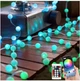 Гірлянда Розумна світлодіодна музична 100LED 10 метром кульки Multi RGB різнокольорові USB керування від смартфона та пульта дистанційного керування, smart - зображення 10