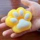Сквиш антистресс лапка, 7см, Желтый (Антистресс игрушка для рук) - изображение 4