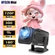 Проектор SmartTV домашний кинотеатр UltraHD HY320 Mini 4K Android 11 WI-FI6 Bluetooth HDMI 150" 300ANSI черный - изображение 2