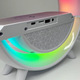 Настольная смарт лампа ночник PMV RGB Rainbow с Bluetooth колонкой беспроводная зарядка FM радио белый - изображение 3
