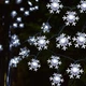 Гирлянда новогодняя «Снежинки» 3 м, 20 LED, холодный белый свет, на батарейках - изображение 5