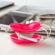 Силиконовый кейс для проводов наушников Little Bean CC-917P (розовый) - изображение 2
