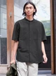 Рубашка хлопковая мужская Uniqlo 592190745 S Черная (1159816610) - изображение 7