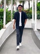 Рубашка хлопковая мужская Uniqlo 592190745 S Черная (1159816610) - изображение 10