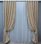 Комплект готовых штор VR-Textil Жаккард Sultan YL № 1548ш Бежевый 100х275 см 2 шт (31-755) - изображение 2
