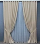 Комплект готовых штор VR-Textil Бархат № 1550ш Бежевый 150х290 см 2 шт (33-0422) - изображение 2