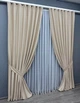 Комплект готовых штор VR-Textil Бархат № 1550ш Бежевый 150х290 см 2 шт (33-0422) - изображение 3