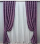 Комплект готовых штор VR-Textil Жаккард Sultan YL № 1547ш Фиолетовый 150х270 см 2 шт (33-0414) - изображение 2