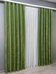 Комплект готовых штор VR-Textil Жаккард Sultan № 1561ш Зеленый 150х285 см 2 шт (33-0411) - изображение 4