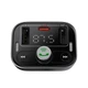 FM модулятор для автомобиля BASEUS S-09 PRO SERIES CAR FM TRANSMITTER CLUSTER BLACK (55209) - изображение 5
