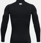 Компресійна Кофта з Комірцем Under Armour Men's ColdGear® Compression Mock(1366072-001) S Чорний - изображение 6